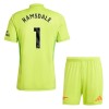 Arsenal Ramsdale 1 Hjemme 2024-25 - Barn Keeper Draktsett